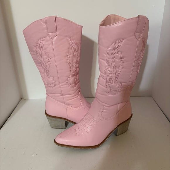 Pierre Dumas Pink Fashion Western Boot Shoe 89878 Wilder-1" model. - Picture 3 of 11